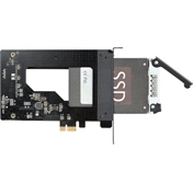 ICY DOCK 2.5” SATA SSD/HDD to PCIe 2.0 x1 Hot-Swap Mobile Rack for PCIe Expansion Slots