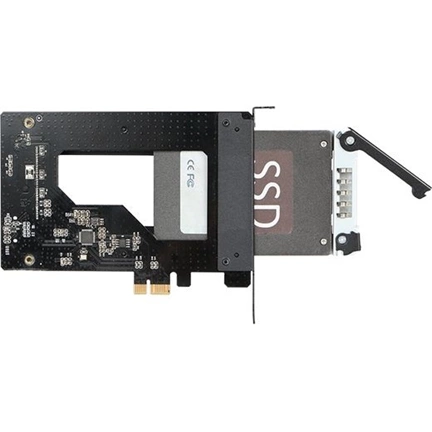 ICY DOCK 2.5” SATA SSD/HDD to PCIe 2.0 x1 Hot-Swap Mobile Rack for PCIe Expansion Slots