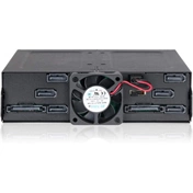 ICY DOCK Rugged Full Metal 6 Bay 2.5" SATA HDD & SSD Removable Drive Enclosure Backplane Cage for 5.25" Bay ICY DOCK Rugged Full Metal 6 Bay 2.5" SATA HDD & SSD Removable Drive Enclosure Backplane Cage for 5.25" Bay