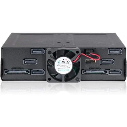 ICY DOCK Rugged Full Metal 6 Bay 2.5" SATA HDD & SSD Removable Drive Enclosure Backplane Cage for 5.25" Bay ICY DOCK Rugged Full Metal 6 Bay 2.5" SATA HDD & SSD Removable Drive Enclosure Backplane Cage for 5.25" Bay