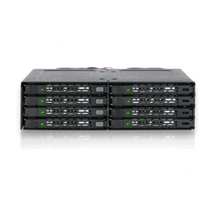 ICY DOCK Rugged Full Metal 8 Bay 2.5" SAS/SATA SSD&HDD (7mm) Mini-SAS Backplane Cagefor External 5.25" Bay ICY DOCK Rugged Full Metal 8 Bay 2.5" SAS/SATA SSD&HDD (7mm) Mini-SAS Backplane Cagefor External 5.25" Bay
