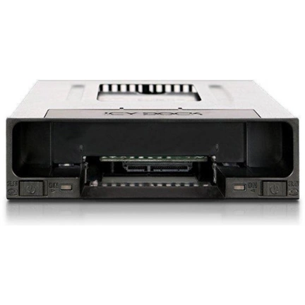 ICY DOCK Tray-less 2.5" and 3.5" SATA SSD/HDD Docking Enclosure for External 5.25" Drive Bay ICY DOCK Tray-less 2.5" and 3.5" SATA SSD/HDD Docking Enclosure for External 5.25" Drive Bay