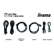 IIYAMA 43.2cm (17")   T1731SR-B5    5:4  HDMI+DP Spk black