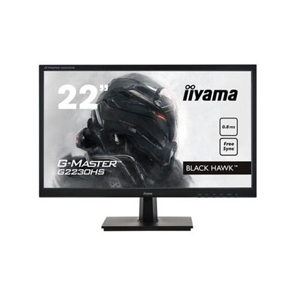 IIYAMA G-Master G2230HS-B1 21.5" FHD 250cd/m2 0.8ms DVI HDMI Speakers Black Tuner