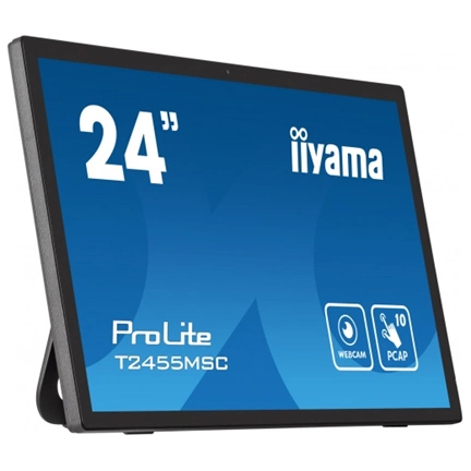 IIYAMA ProLite T2455MSC-B1 24" multi-touch glass webcam