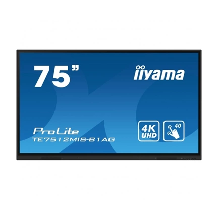 IIYAMA ProLite TE7512MIS-B1AG 75" Interactive 4K UHD Touchscreen