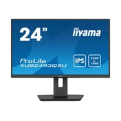 IIYAMA ProLite XUB2493QSU-B5 24" IPS 3-side borderless monitor with height adjustable stand