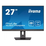 IIYAMA ProLite XUB2792QSN-B5 27" WQHD IPS 75Hz USB-C dock RJ45 LAN