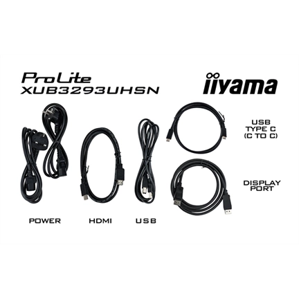 IIYAMA  XUB3293UHSN-B5 16:9  HDMI+DP+USB-C IPS