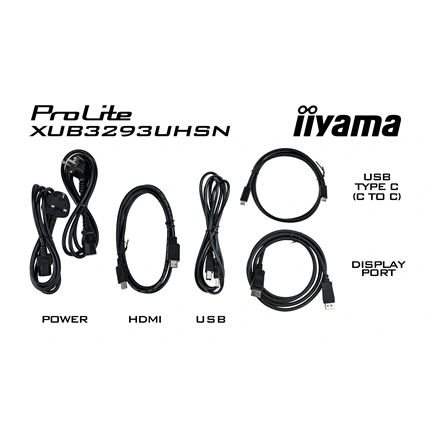 IIYAMA  XUB3293UHSN-B5 16:9  HDMI+DP+USB-C IPS