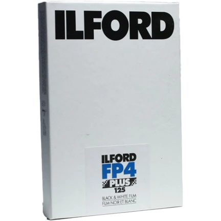 ILFORD FP4 PLUS 5X7" 25 SHEETS FILM