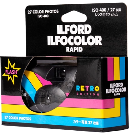 ILFORD ILFOCOLOR egyszer használatos fényképezőgép, Rapid Retro Edition