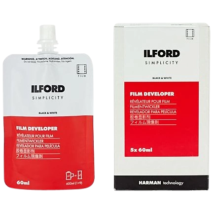 ILFORD SIMPLICITY FILM DEALER DEV X 12 SACHETS