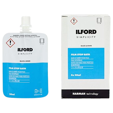 ILFORD SIMPLICITY FILM DEALER STOP X 12 SACHETS