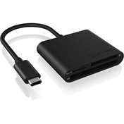 IcyBox External card reader USB Type-C, CF, SD, microSD