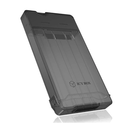 IcyBox External enclosure for 2.5 SATA HDD/SSD, USB 3.0, Black