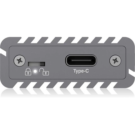 IcyBox External enclosure for M.2 NVMe ICY BOX SSD USB-C 3.1 Silver