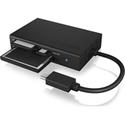 IcyBox External multi card reader USB 3.0 Type-C, CF, SD, microSD