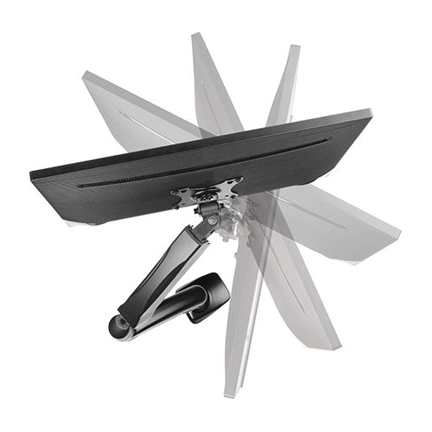 IcyBox Monitor stand with table support for one monitor up to 27" (68 cm)