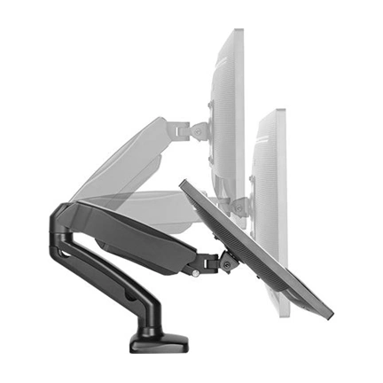 IcyBox Monitor stand with table support for one monitor up to 27" (68 cm)