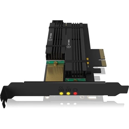 IcyBox PCIe extension card with M.2 M-Key socket for one M.2 NVMe SSD
