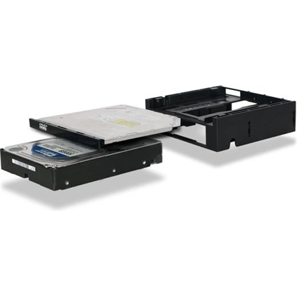 Icy Dock 5.25” Ext. Bay to 3.5” HDD / Device Bay + Ultra Slim ODD Bay Mounting Kit Bracket Icy Dock 5.25” Ext. Bay to 3.5” HDD / Device Bay + Ultra Slim ODD Bay Mounting Kit Bracket