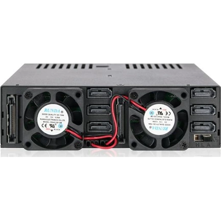 Icy Dock MB326SP-B 6x6,3 cm SataI-III/SSD/SAS