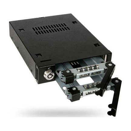 Icy Dock MB992SK-B Dual Bay 2.5" SATA Mobile Rack