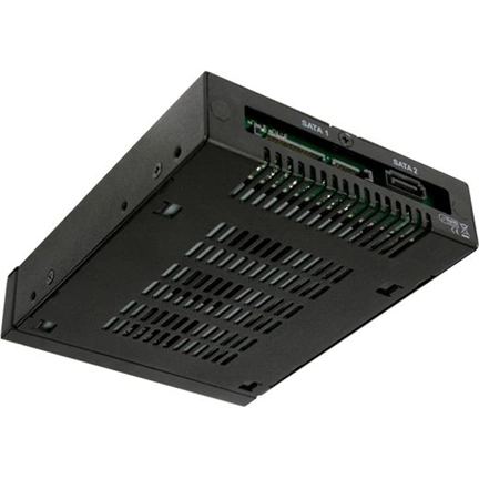 Icy Dock MB992SK-B Dual Bay 2.5" SATA Mobile Rack