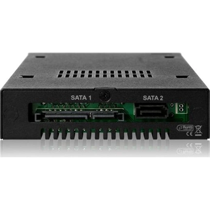Icy Dock MB992SK-B Dual Bay 2.5" SATA Mobile Rack