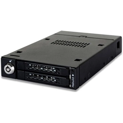 Icy Dock MB992SKR-B 2x6,3cm SATAIII is 1x3,5" Raid Controlle