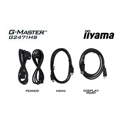 Iiyama G-Master G2471HS-B1 monitor - 23,8", FHD, FastIPS, 0,3ms MPRT, 240Hz, G-Sync Compatible