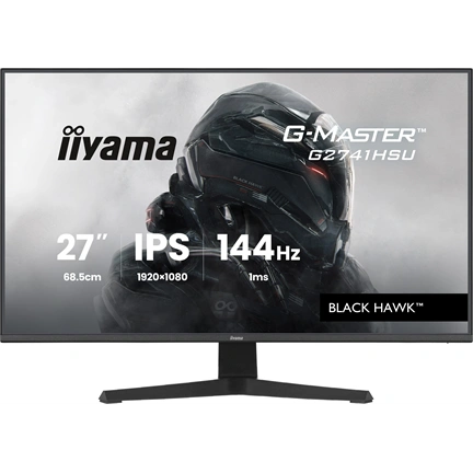 Iiyama G-Master G2741HSU-B1 monitor - 27", FHD, FastIPS, 1ms, 144Hz, FreeSync, USB hub