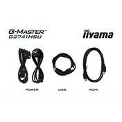 Iiyama G-Master G2741HSU-B1 monitor - 27", FHD, FastIPS, 1ms, 144Hz, FreeSync, USB hub