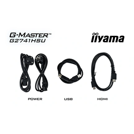 Iiyama G-Master G2741HSU-B1 monitor - 27", FHD, FastIPS, 1ms, 144Hz, FreeSync, USB hub