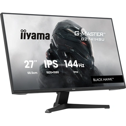 Iiyama G-Master G2741HSU-B1 monitor - 27", FHD, FastIPS, 1ms, 144Hz, FreeSync, USB hub