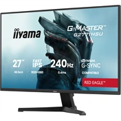 Iiyama G-Master G2771HSU-B1 monitor - 27", FHD, FastIPS, 0,4ms MPRT, 240Hz, G-Sync Compatible, USB hub