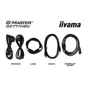 Iiyama G-Master G2771HSU-B1 monitor - 27", FHD, FastIPS, 0,4ms MPRT, 240Hz, G-Sync Compatible, USB hub
