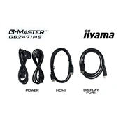 Iiyama G-Master GB2471HS-B1 monitor - 23,8", FHD, FastIPS, 0,3ms MPRT, 240Hz, G-Sync Compatible, állíth. magasság, pivot