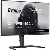 Iiyama G-Master GB2741HSU-B1 monitor - 27", FHD, FastIPS, 1ms, 144Hz, FreeSync, állítható magasságú, pivot, USB hub