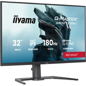 Iiyama G-Master GB3272QSU-B1 monitor - 31,5", QHD, IPS, 1ms, 180Hz, G-Sync Comp., állíth. magasság, USB hub, fekete