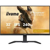 Iiyama G-Master GB3290QSU-B1 monitor - 31,5", QHD, IPS, 1ms, 240Hz, FreeSync Premium, állíth. magasság, USB hub, fekete