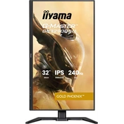 Iiyama G-Master GB3290QSU-B1 monitor - 31,5", QHD, IPS, 1ms, 240Hz, FreeSync Premium, állíth. magasság, USB hub, fekete