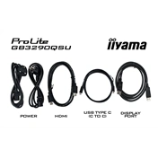Iiyama G-Master GB3290QSU-B1 monitor - 31,5", QHD, IPS, 1ms, 240Hz, FreeSync Premium, állíth. magasság, USB hub, fekete