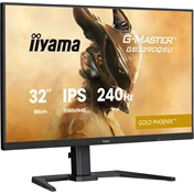 Iiyama G-Master GB3290QSU-B1 monitor - 31,5", QHD, IPS, 1ms, 240Hz, FreeSync Premium, állíth. magasság, USB hub, fekete