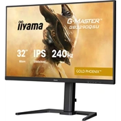 Iiyama G-Master GB3290QSU-B1 monitor - 31,5", QHD, IPS, 1ms, 240Hz, FreeSync Premium, állíth. magasság, USB hub, fekete