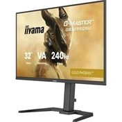 Iiyama G-Master GB3295QSU-B1 monitor - 31,5", QHD, VA, 1ms, 240Hz, FreeSync Premium, állíth. magasság, USB hub, fekete