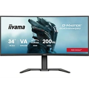 Iiyama G-Master GCB3484WQSU-B2 monitor - 34", UWQHD, ívelt, 1500R, VA, 0,6ms, 200Hz, Dual Mode
