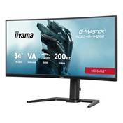 Iiyama G-Master GCB3484WQSU-B2 monitor - 34", UWQHD, ívelt, 1500R, VA, 0,6ms, 200Hz, Dual Mode