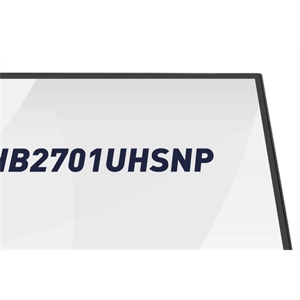 Iiyama ProGraphic HB2701UHSNP-B1 monitor - 27", UHD, IPS Black 2.0, 99% DCI-P3, áll. magasság, pivot, KVM, USB hub